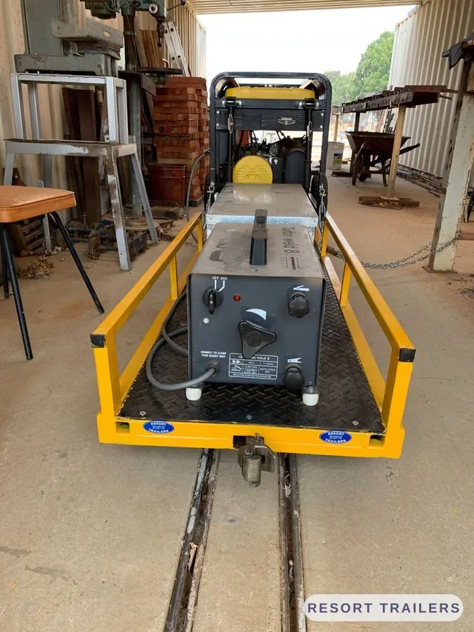 Service wagon fabricated for a miniature railway — built by Resort Trailers
